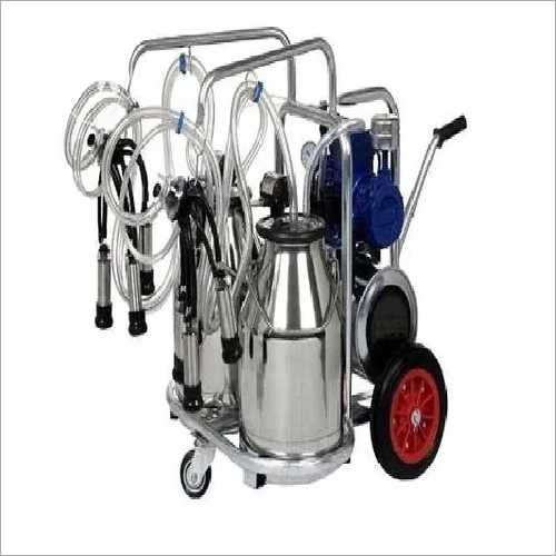 Double Bucket Cow Milking Machine