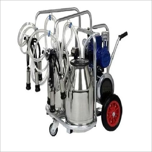 Double Bucket Cow Milking Machine