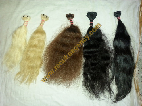 Natural Human Hair - Remy Quality, Various Lengths and Colors | Strong, Silky, Customizable Hair Options