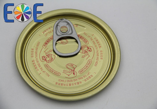 Kampuchea 214 tinplate easy open can lids supplier