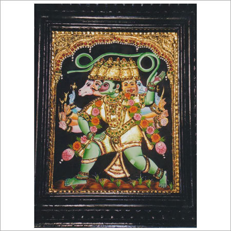 Lord Hanuman Tanjore Paintings