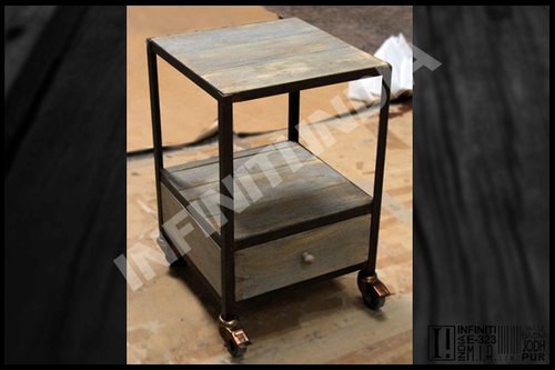 Polished Antique French Bedside Tables