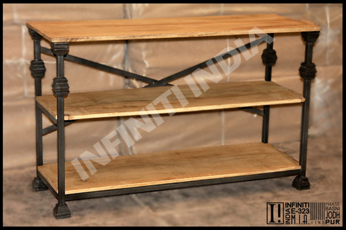 Polished Vintage Industrial Bookshelf