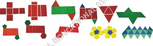 RM-13 - Plastic, 2-5 cm, Red Puzzle Tiles | Shape Learning, Color Sorting, Problem Solving