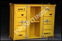 Polished Vintage Industrial Sideboard