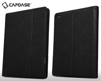 Capdase Flip Book Luxe Case FCAPIPAD3-P811 for iPad 2 3 (Black)