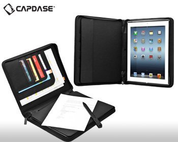 Capdase Folder Case Zip Lapa FCAPIPAD3-LP01 for iPad 2 3 (Black)