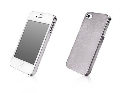 Capdase Karapace Jacket Silva Satin KPIH5-SAMT for iPhone 5 (Red)