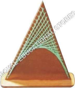 RM-75 - Wood and Plastic, 150x100x50 mm, Brown | Visual Aid, Geometry Model, Durable Design, Educational Tool, Easy Assembly