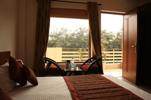 Luxury Hotel Room Balcony