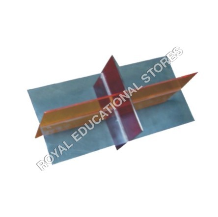 RM-81 - Glass, 100x50 mm, Clear | Light Reflection, Angle Measurement, Physics Teaching