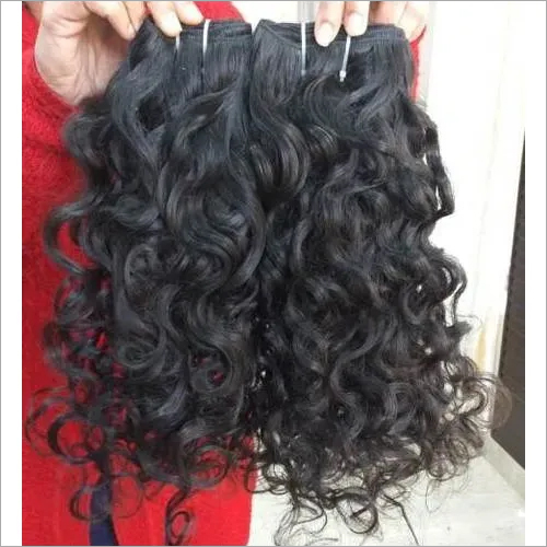 Temple Deep Curly Weft Hair Extension