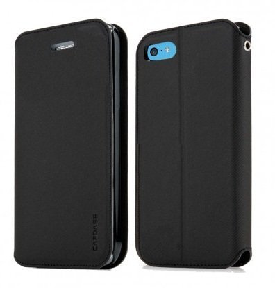 Capdase Sider Baco Folder Case for Apple iPhone 5C - Black