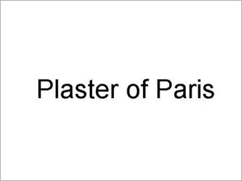 Plaster of paris