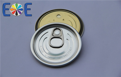 UK 209 Aluminum Cans Easy Open End - Size 209#, 63mm Chuck Diameter, Clear/Gold Lacquer | Easy Open, Food Suitable, Customizable, Durable