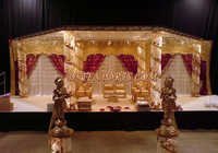WEDDING CRYSTAL MANDAP WITH LIGHTS 2626