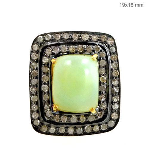 Opal Diamond Gold Ring