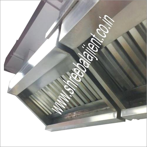 S.S. Exhaust Hood with G.I Ducting