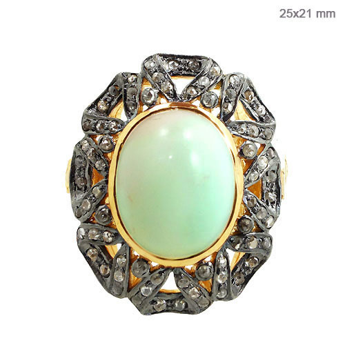 Diamond Opal Gold Ring Jewelry