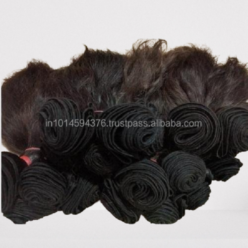 Hot Sesingle Donor Indian Hair / Machine Weft Virgin Human Hair Application: Profesional