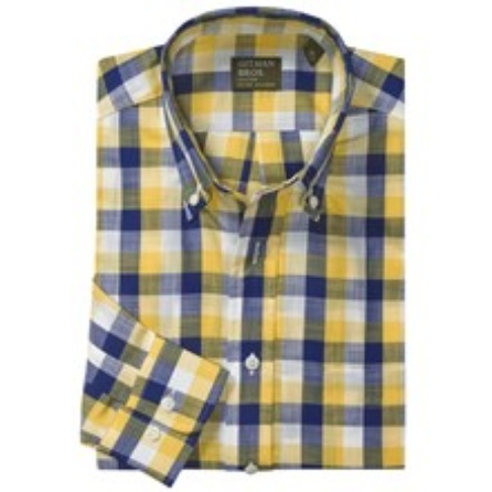 Gitman Brothers Button Down Pattern Sport Shirt