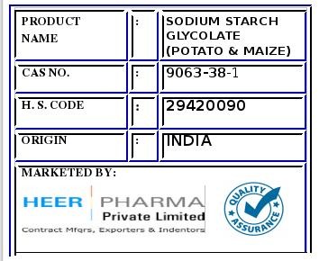 Sodium Starch Glycolate Sodium Starch Glycolate