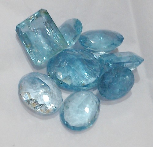 Aquamarine Cut Stones