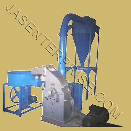 Blue Auto Suction Hammer Mill