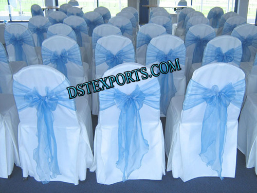Wedding Chair Cover With Skblue Sashas