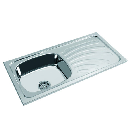 Stainless Steel Sink with Drainboard