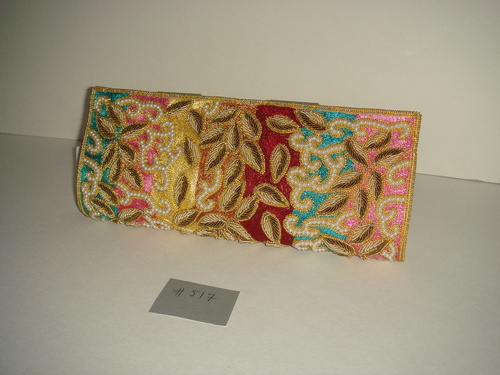Colored Beaded Clutches