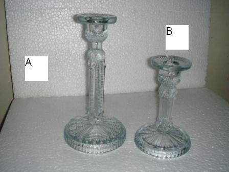 Glass Candle Stand