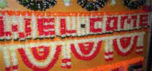 Wedding Welcome Flower Bandanwars