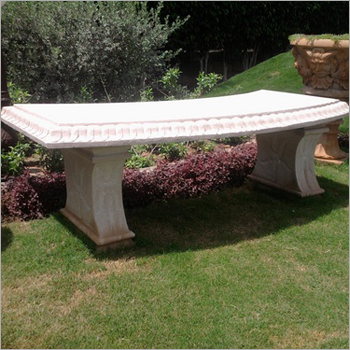 Marble Garden Bench