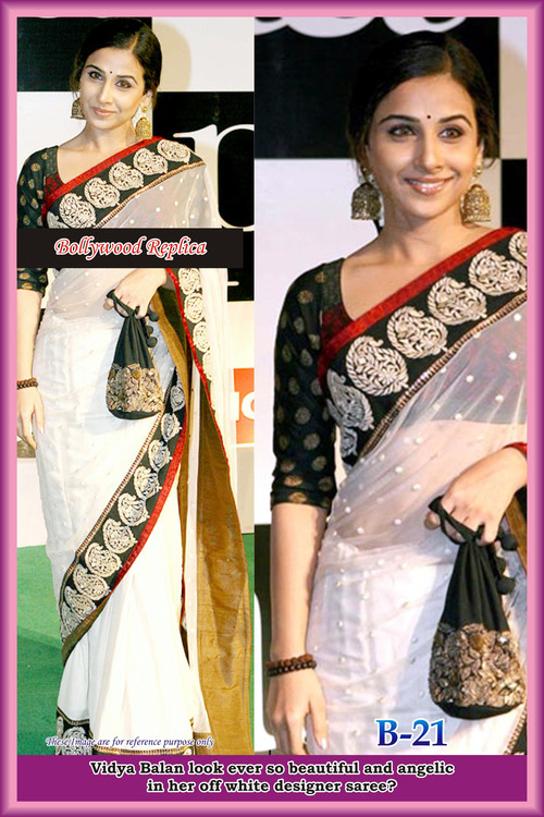 Bollywood Replica Embroidered Sarees