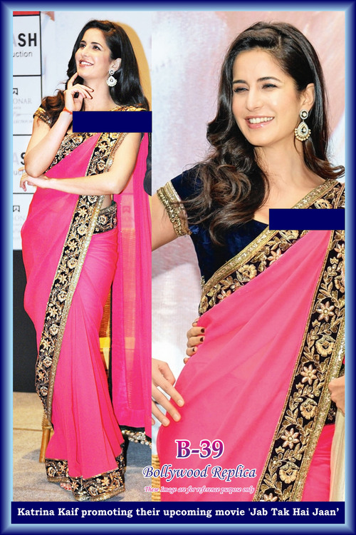 Katrin Kaif's Bollwyood Replica saree