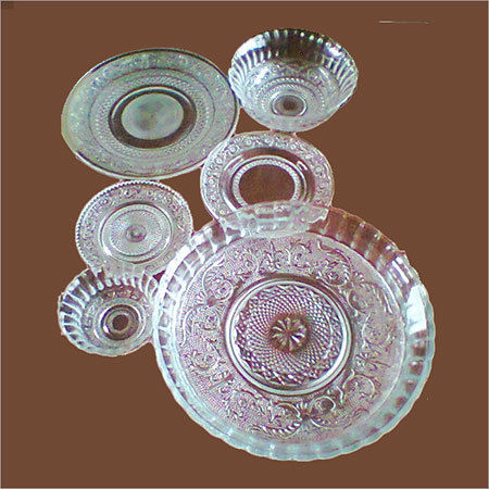 Kanch ka 2025 dinner set