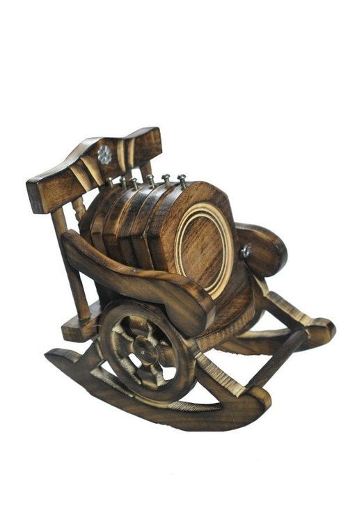 Coasters in Delightful Rocking Chair Holder