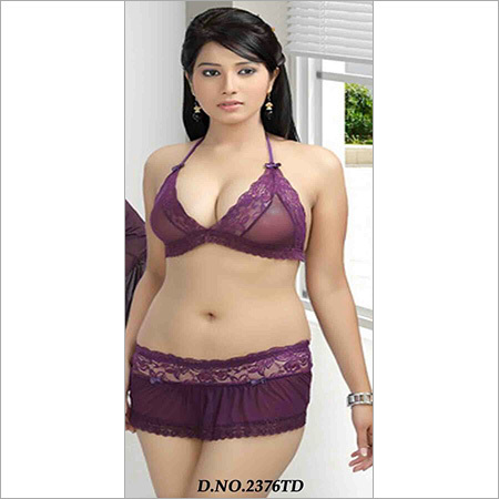 Purple Hot Wear Bra Panty 2376