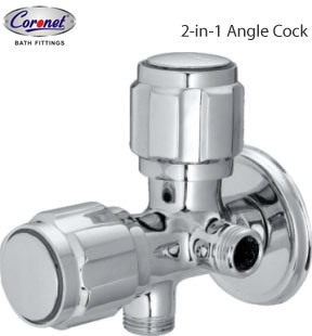 2-in-1 Angle Cock