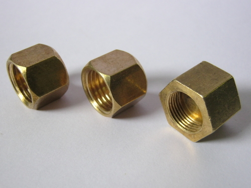 Brass Gas Hex Nuts