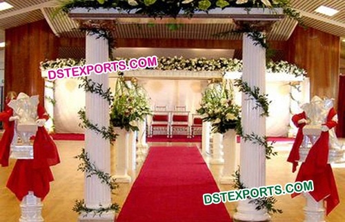 Wedding Roman Pillar Gate