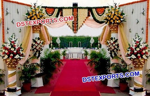 Wedding Roman Pillar Entrance Gate