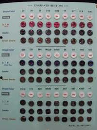 Shell Engraved  Buttons