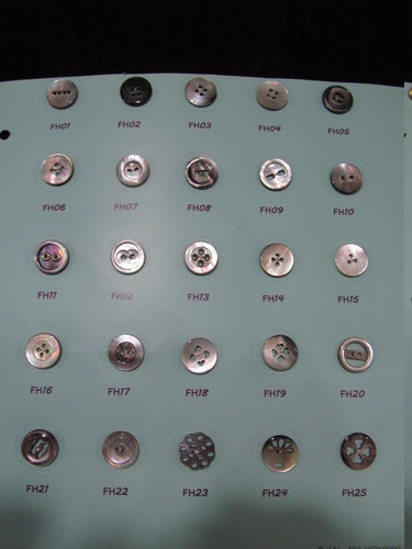 Designer Shell Buttons