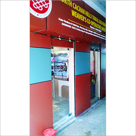 Interior Decoration Works - Composite Panels, Variable Dimensions, Red | Aesthetic Appeal, Space Enhancement, Custom Design, Durable Finish, Professional Install
