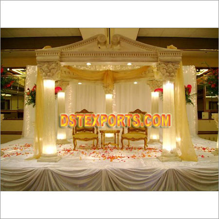 Decorated Lighted Wedding Mandap 