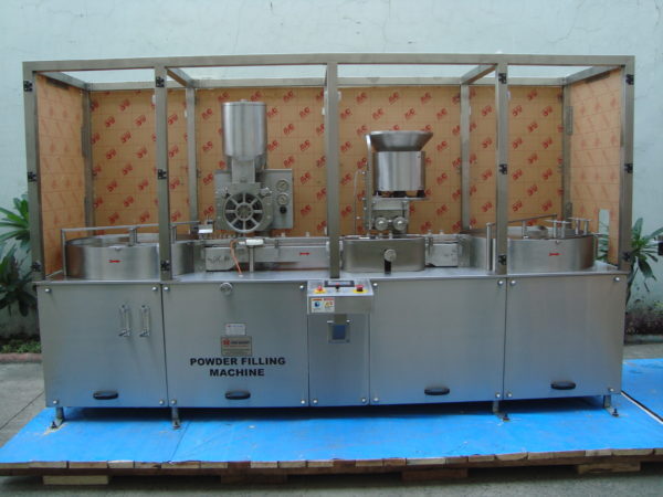 Automatic Injectable Dry Powder Filling Machine With Vial Liquid Filling & Rubber Stoppering Machine