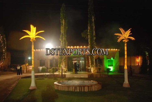 Wedding Decoration Lighted Coconut Trees