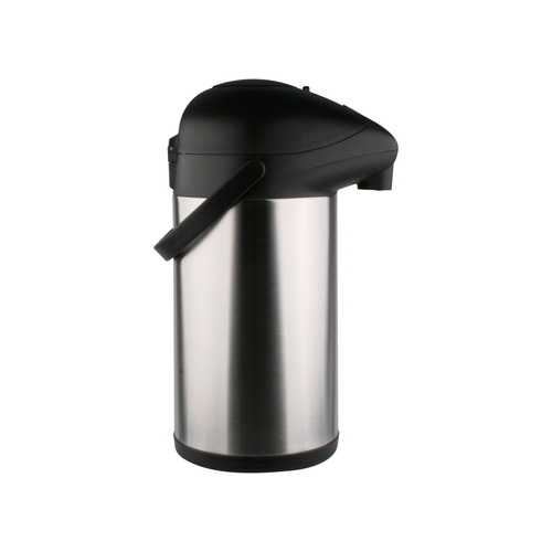 Deluxe - 3.5L Air-Pot Stainless Steel, Silver, Vacuum Insulated | Push-Button Lid, Side Handle, Easy Dispensing